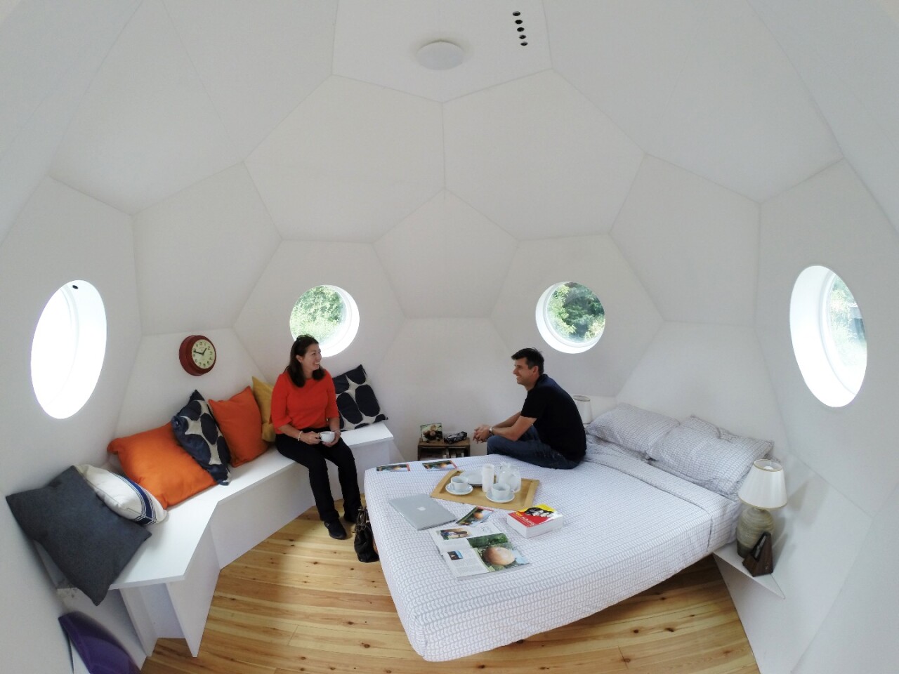 With its novel shape and compact dimensions, the best fit for the Conker seems as an additional bedroom, office, or as a glamping unit, rather than as a full-time home