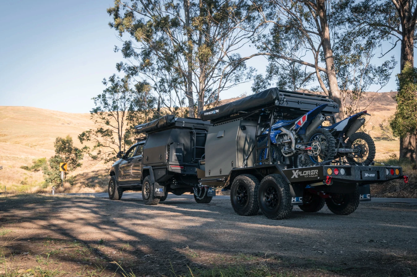 That's a duo that's ready to explore, camp and have some serious fun