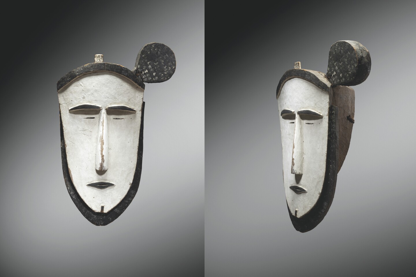 This Mortlock Islands mask (date unknown, Caroline Islands)sold for €9,171,000 ($10,951,091) at Christie's on 23 June 2021, becoming the most expensive headwear ever sold at auction