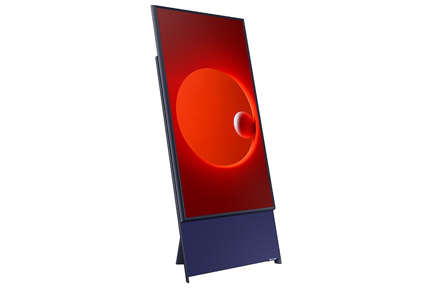 The Samsung Sero displays content from smartphones, using their mirror mode feature