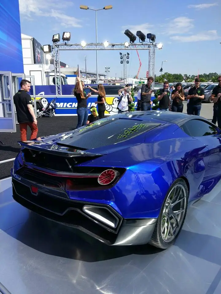 There's a hint of McLaren to the rear of the Boreas