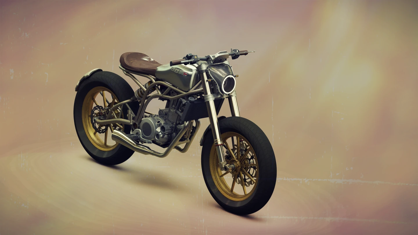 CCM Spitfire: fully adjustable Dia forks