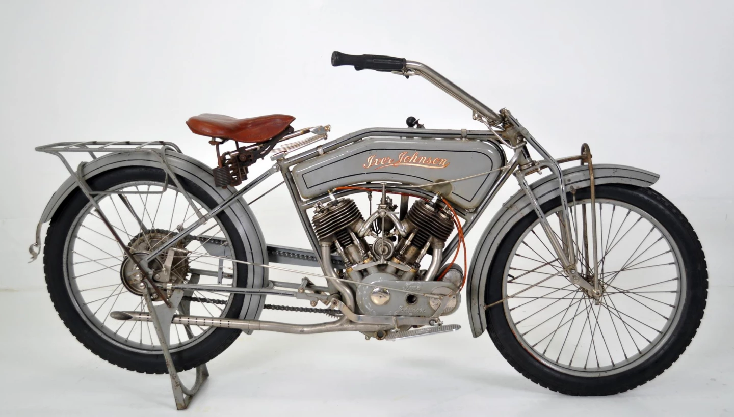 While a twin-cylinder motorcycle appeared in Harley-Davidson’s press materials as early as 1908, there’s no evidence a twin-cylinder machine was actually sold by the factory until the 1911 model 7D - this bike is one of just four still known to exist.