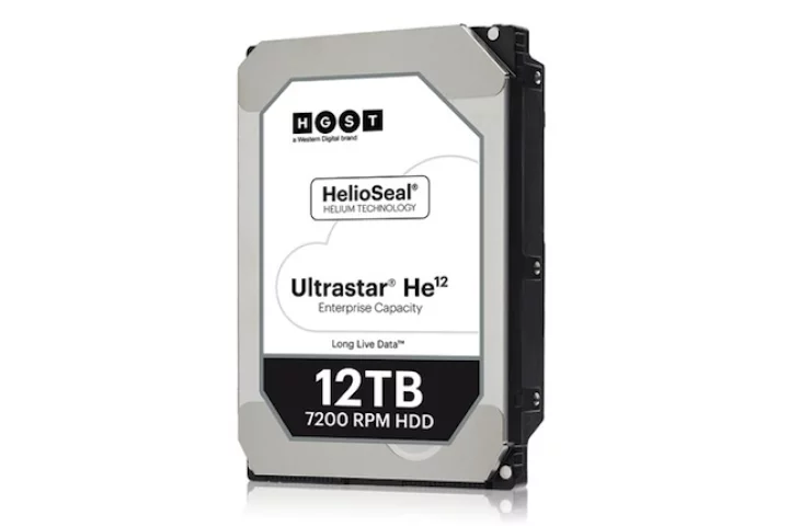 Western Digital has unveiled its new helium-based hard drive, with 12 TB capacity