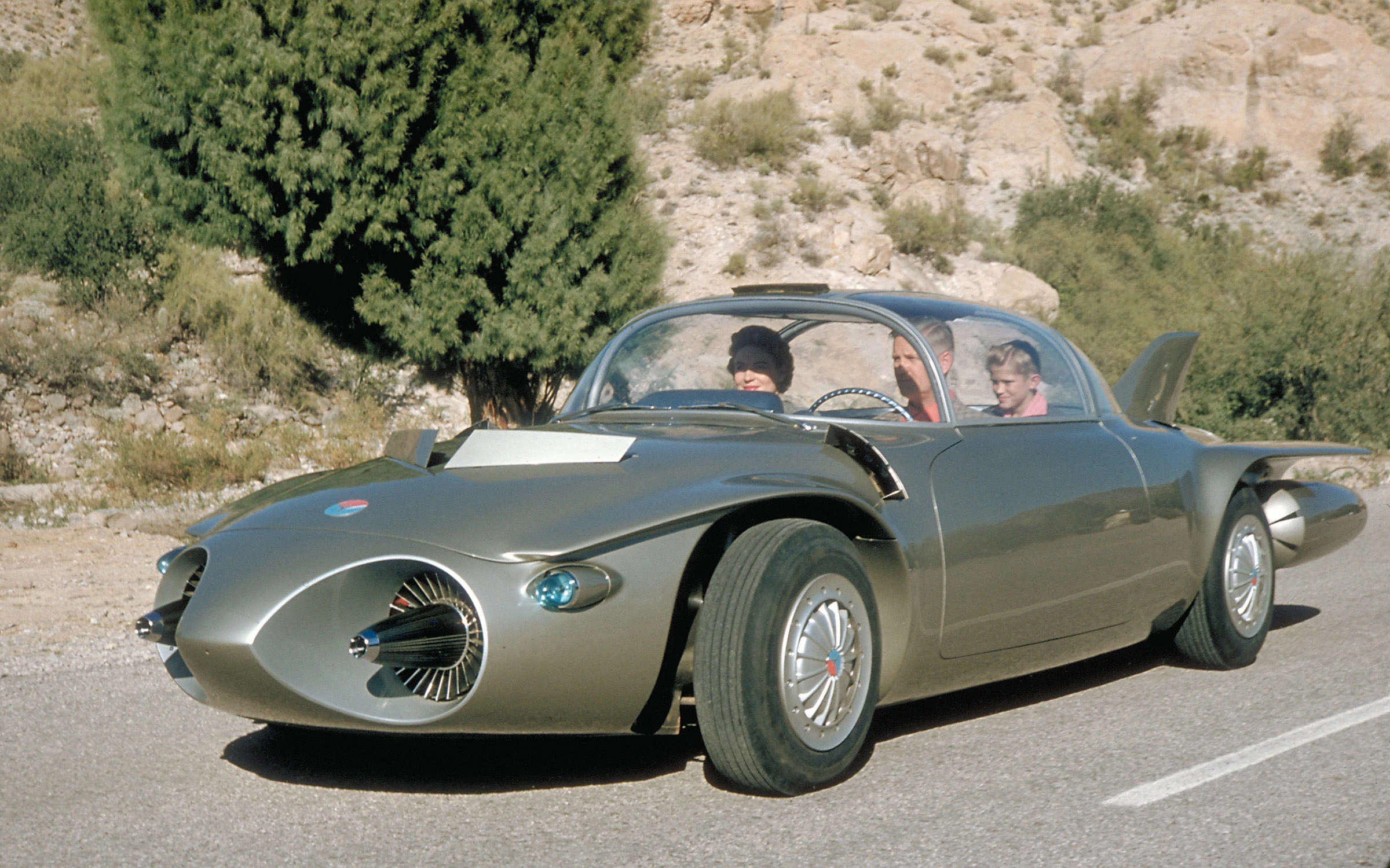 The 1956 Firebird II was a radical design complete with a variety of experimental and conceptual technologies