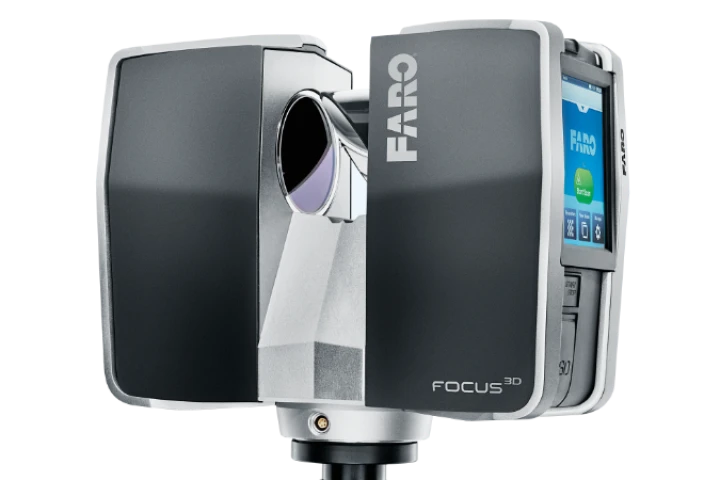 The scanner scans a cloud comprising millions of points