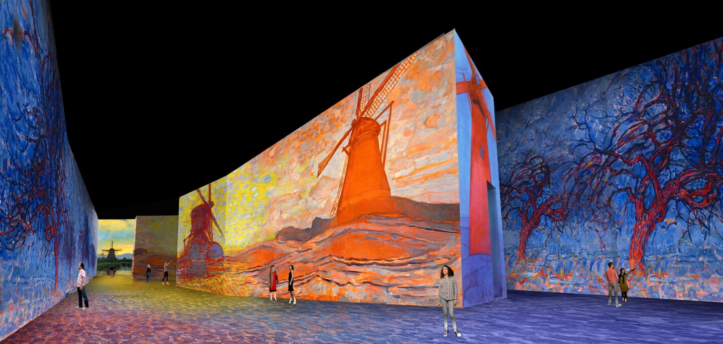 The Nationaal Ensemble pavilion at Soestdijk Palace would feature projections on the interior walls