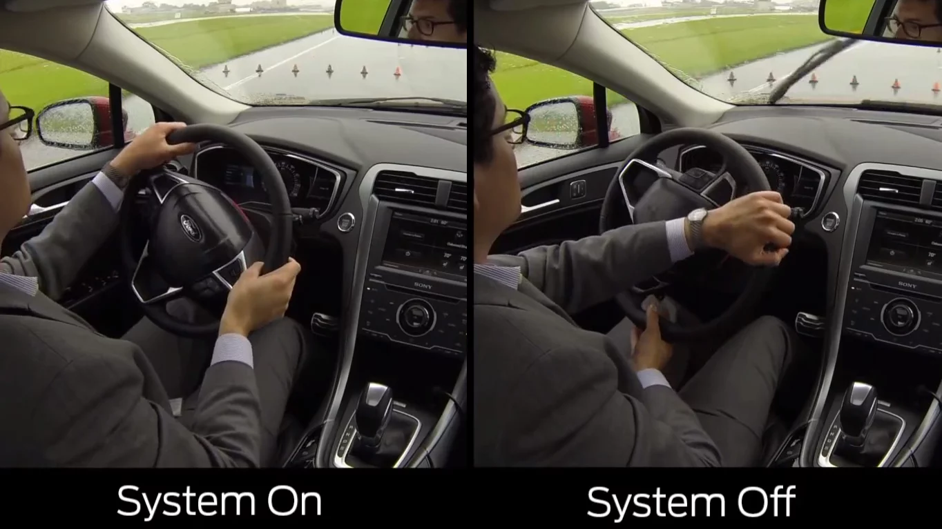 Ford's Adaptive Steering system alters the steering ratio based on vehicle speed