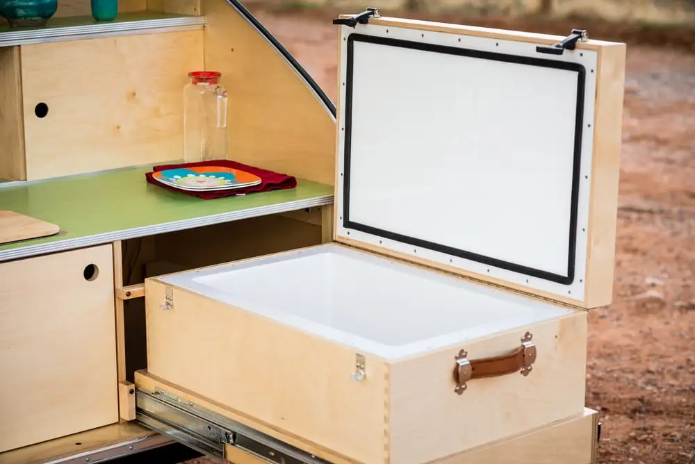 Timberleaf's custom handmade wood cooler