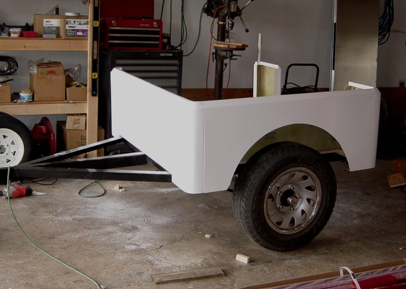 With a little work, the Dinoot builds into a trailer centered around your needs
