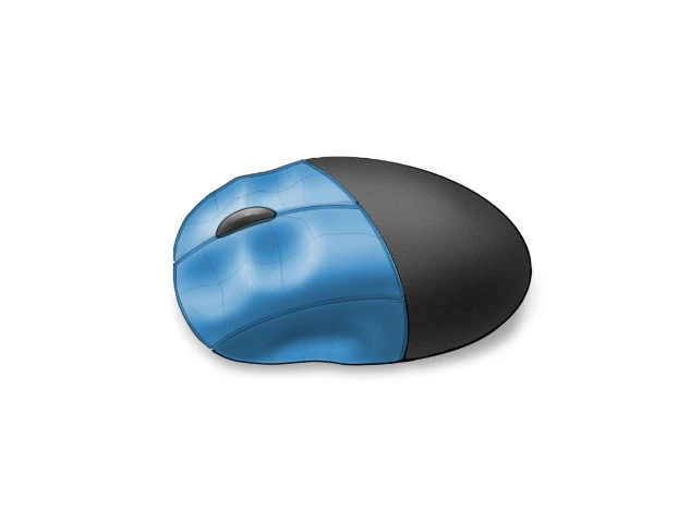 The Gelo Mouse model, which will incorporate ergonomic gel into the body (Image courtesy of Jacob Innovations, LLC)