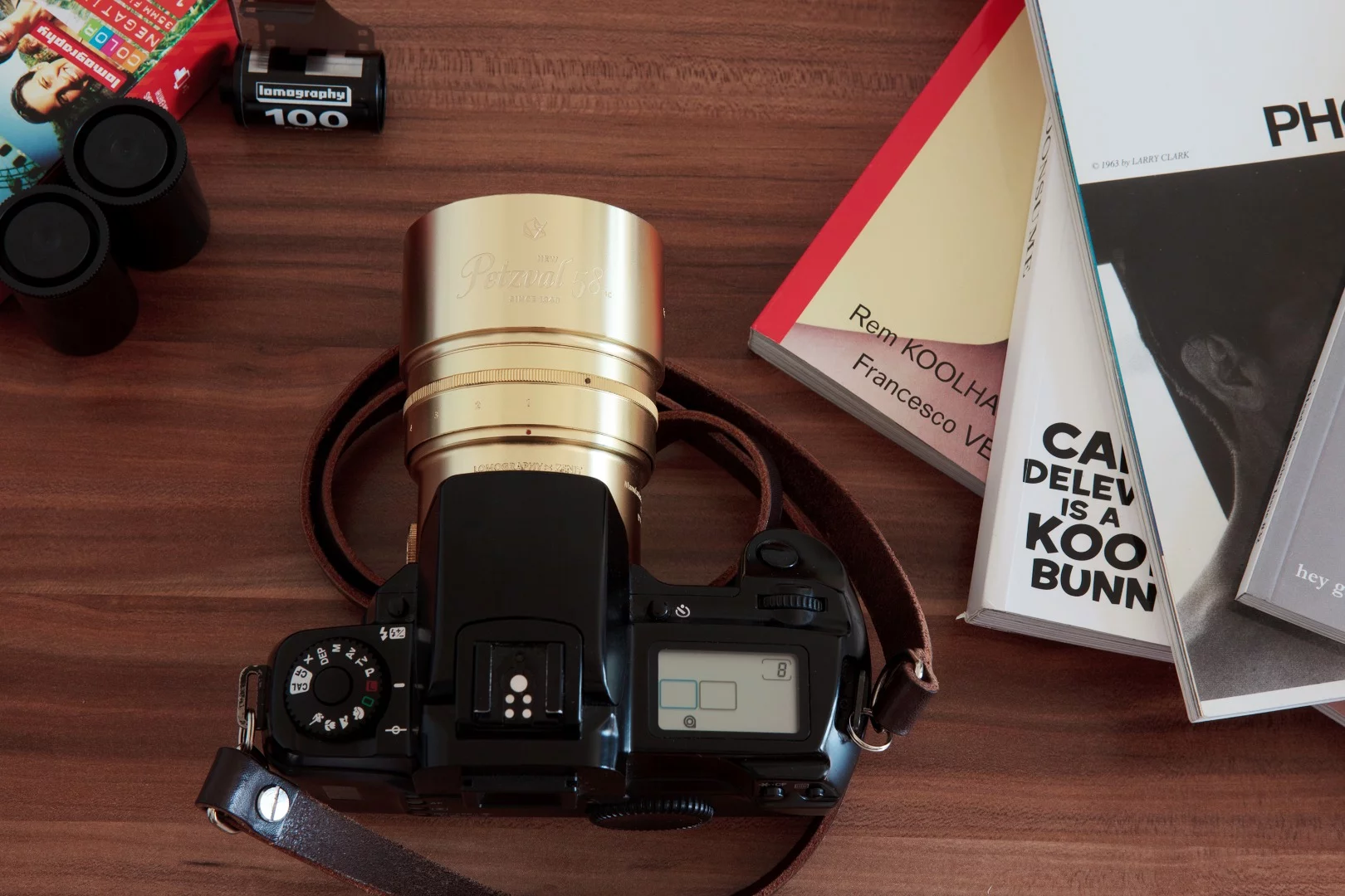 The Lomography New Petzval 58 Bokeh Control Art Lens allows users to control the level of swirly bokeh created