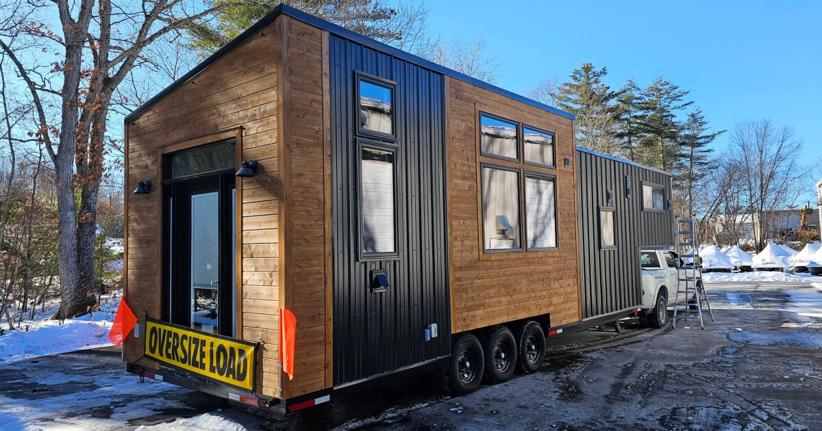 38-ft tiny house goes extra wide for a more livable layout
