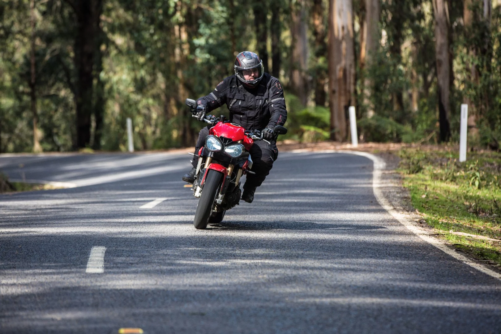 Triumph Speed Triple S: reduced throttle snatch makes this engine really sing in the twisties