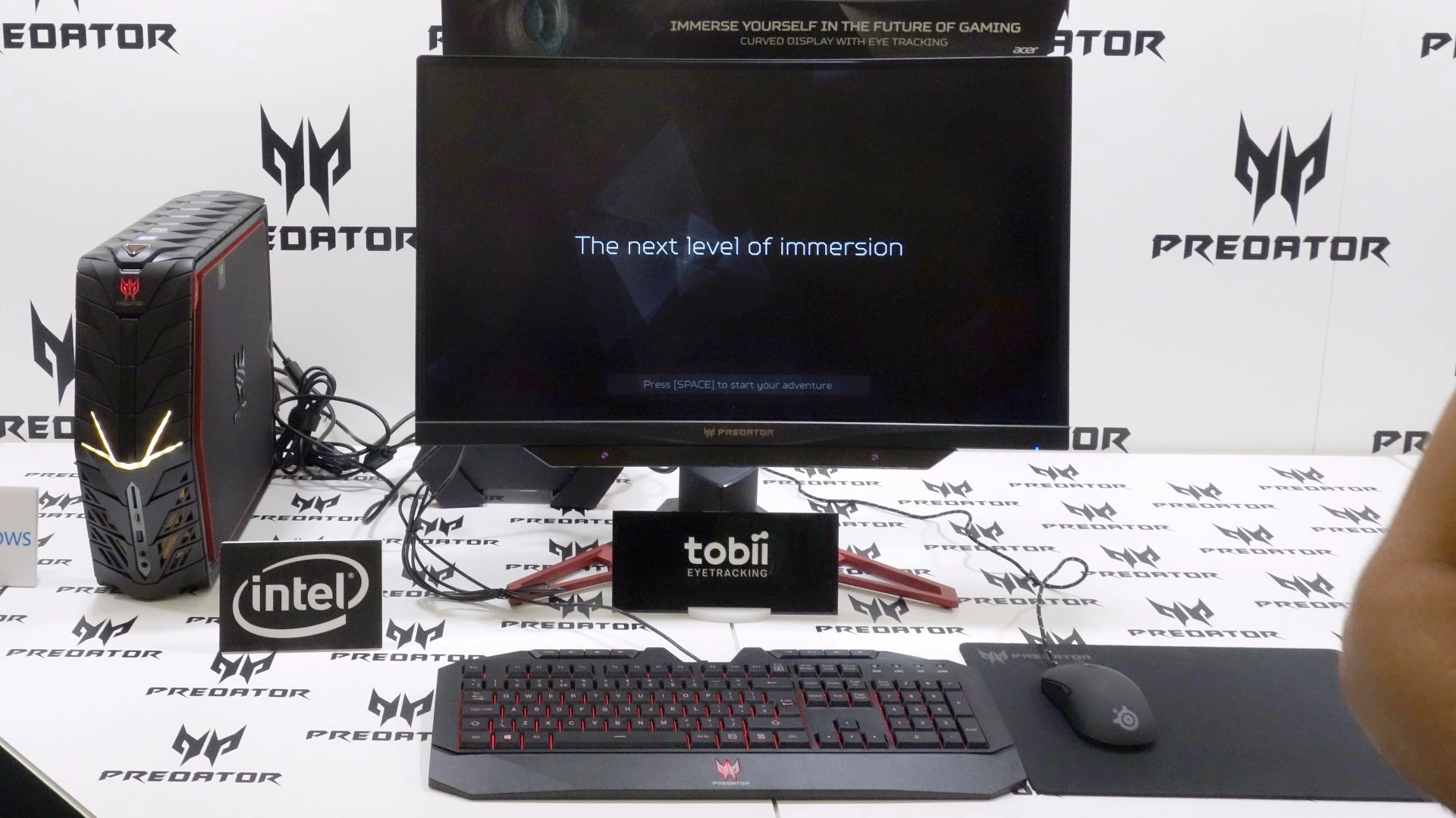 Acer unveiled a trio of eye-tracking gaming monitors at IFA 2016