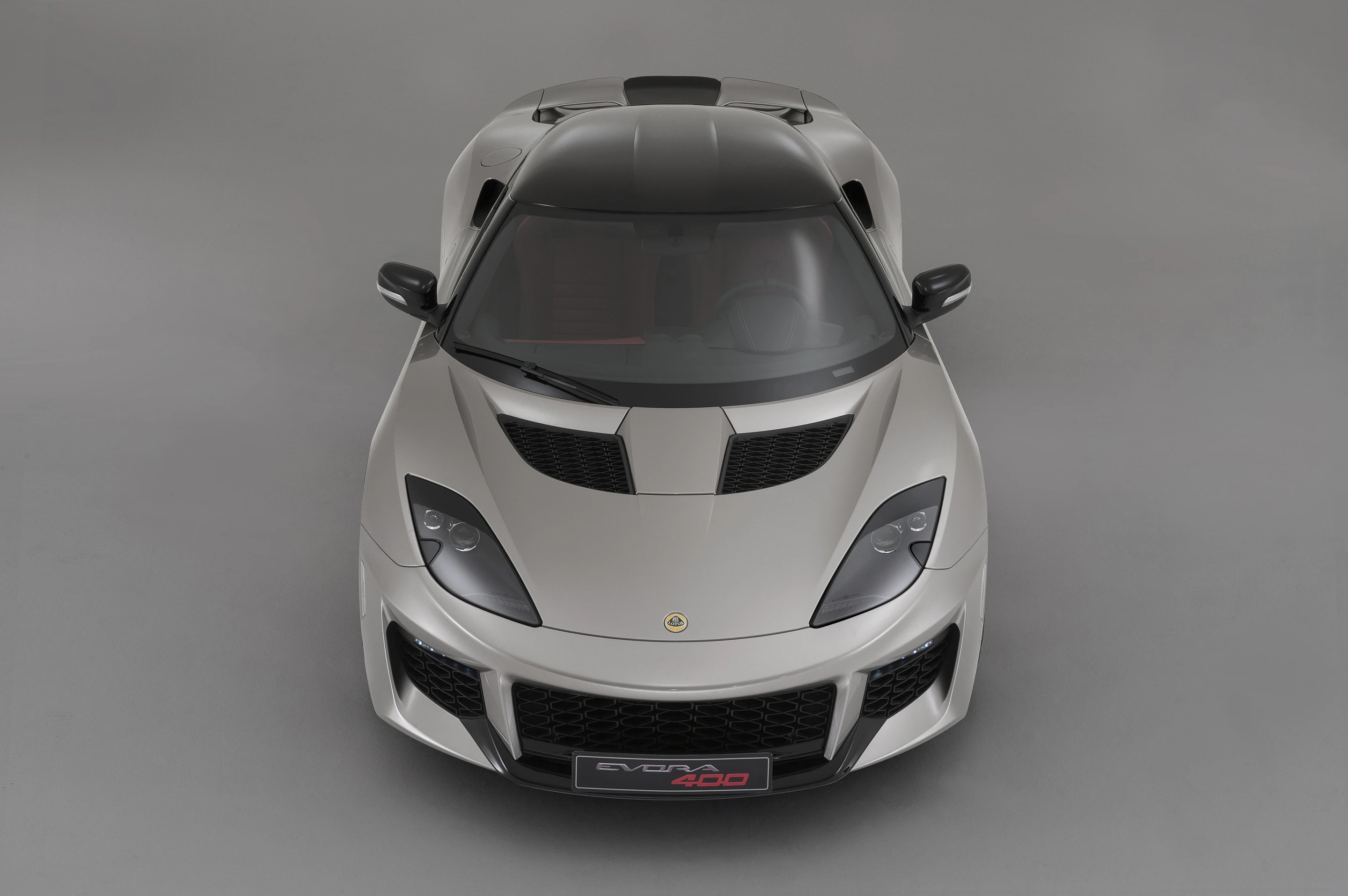 The larger radiator apertures are evident from this front perspective