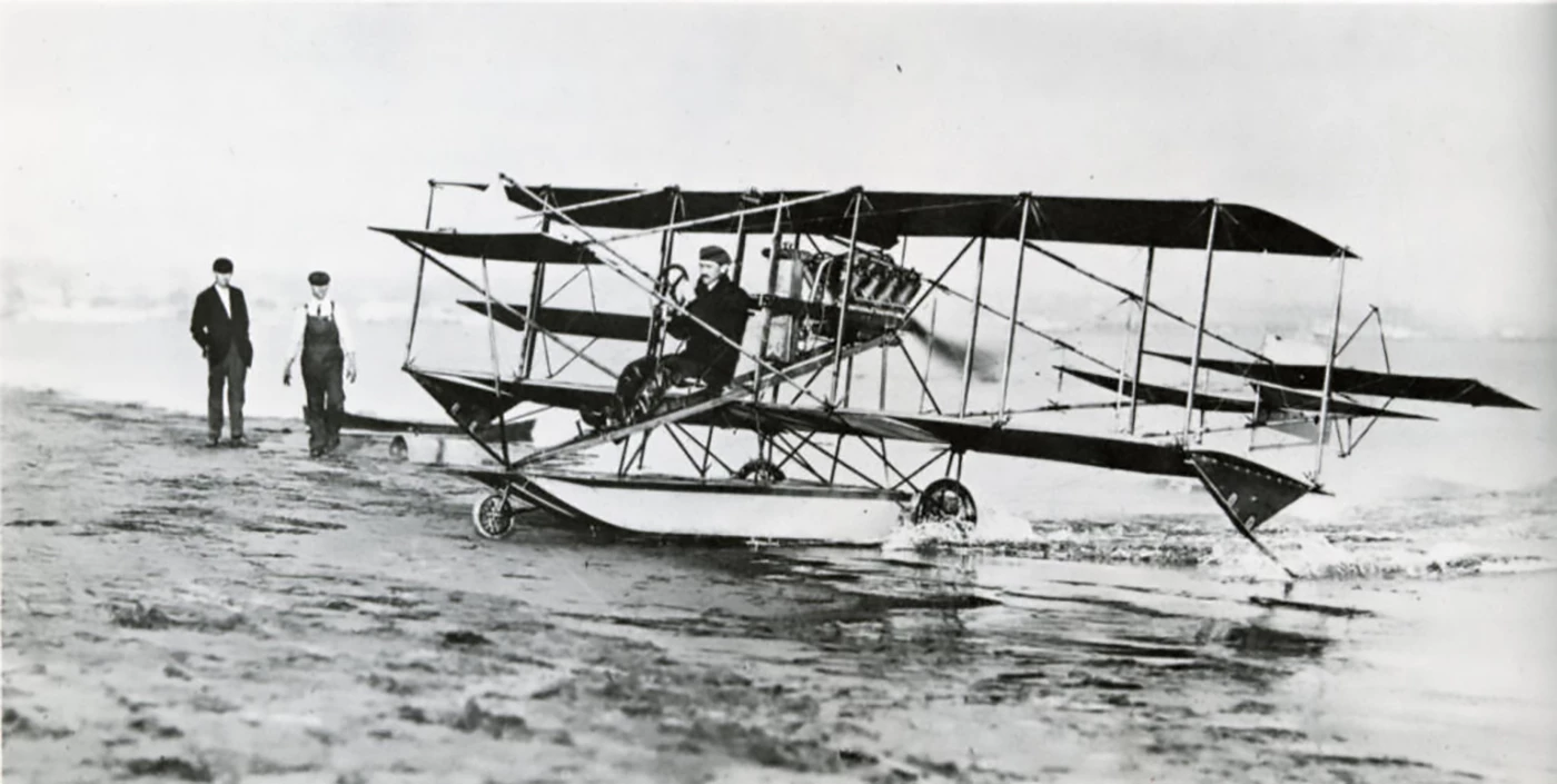 Curtiss was one of the great aviation pioneers and is generally regarded as the father of naval aviation through his work with sea planes
