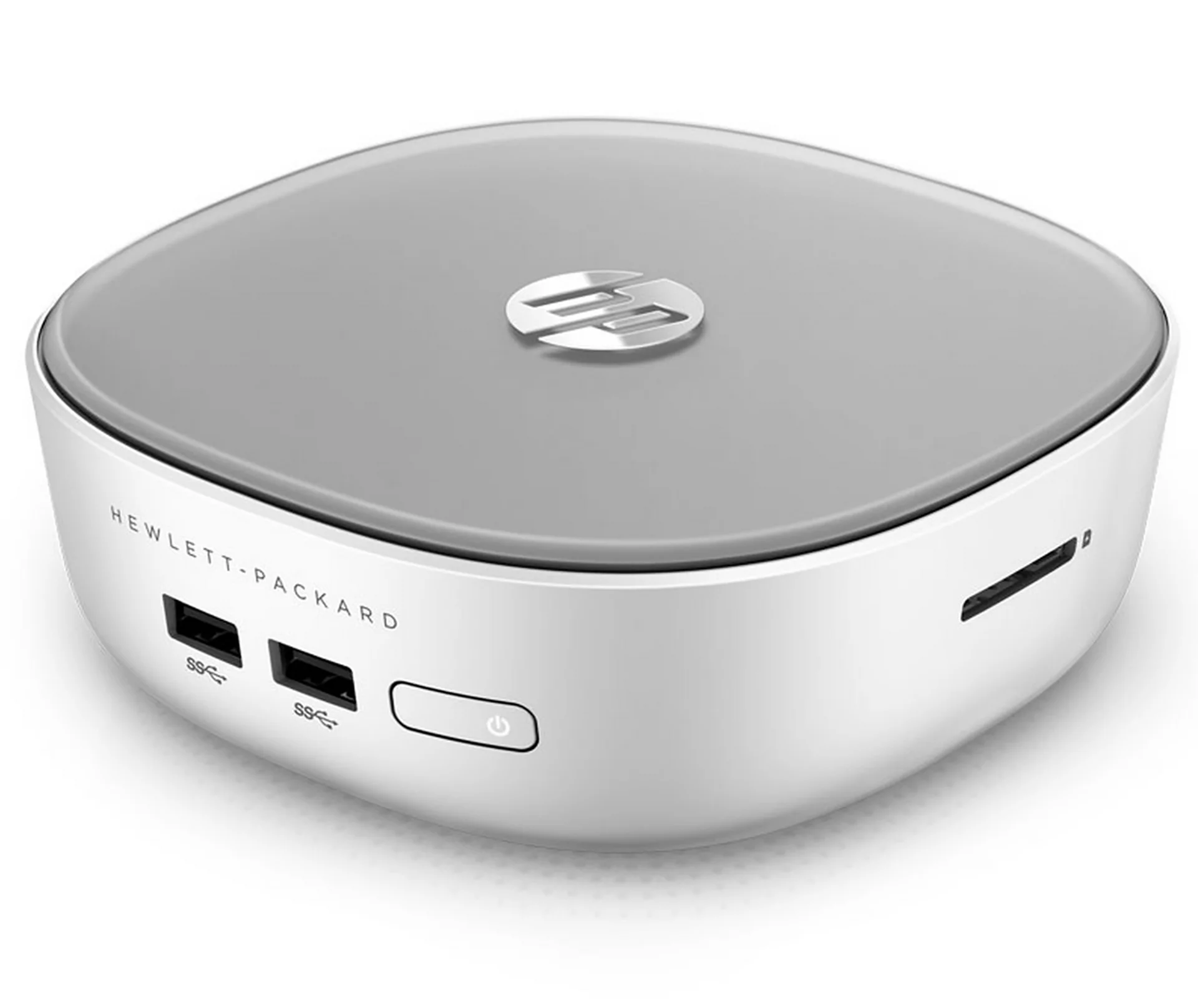 In terms of design, the Pavilion Mini Desktop is identical to its low-cost sibling in everything but color