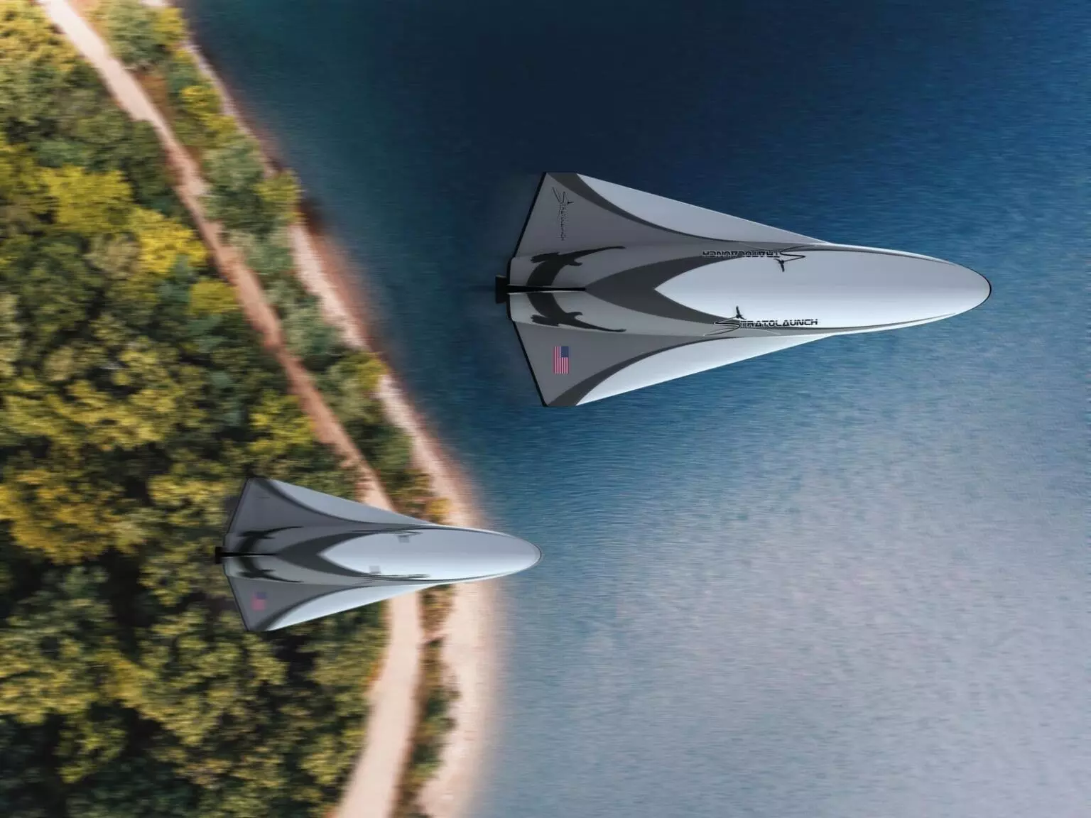 The Talon-A measures 28 ft long (8.5 m) with a wingspan of 11.3 ft (3.4 m)