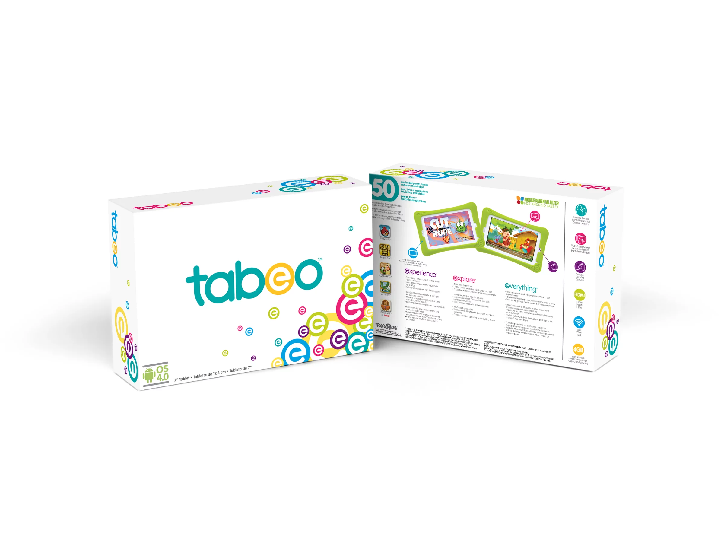 Tabeo fetures a 7-inch touch screen 1GB RAM, 4 GB of built-in memory, a front-facing camera, a microSDHC slot and Wi-Fi capabilities