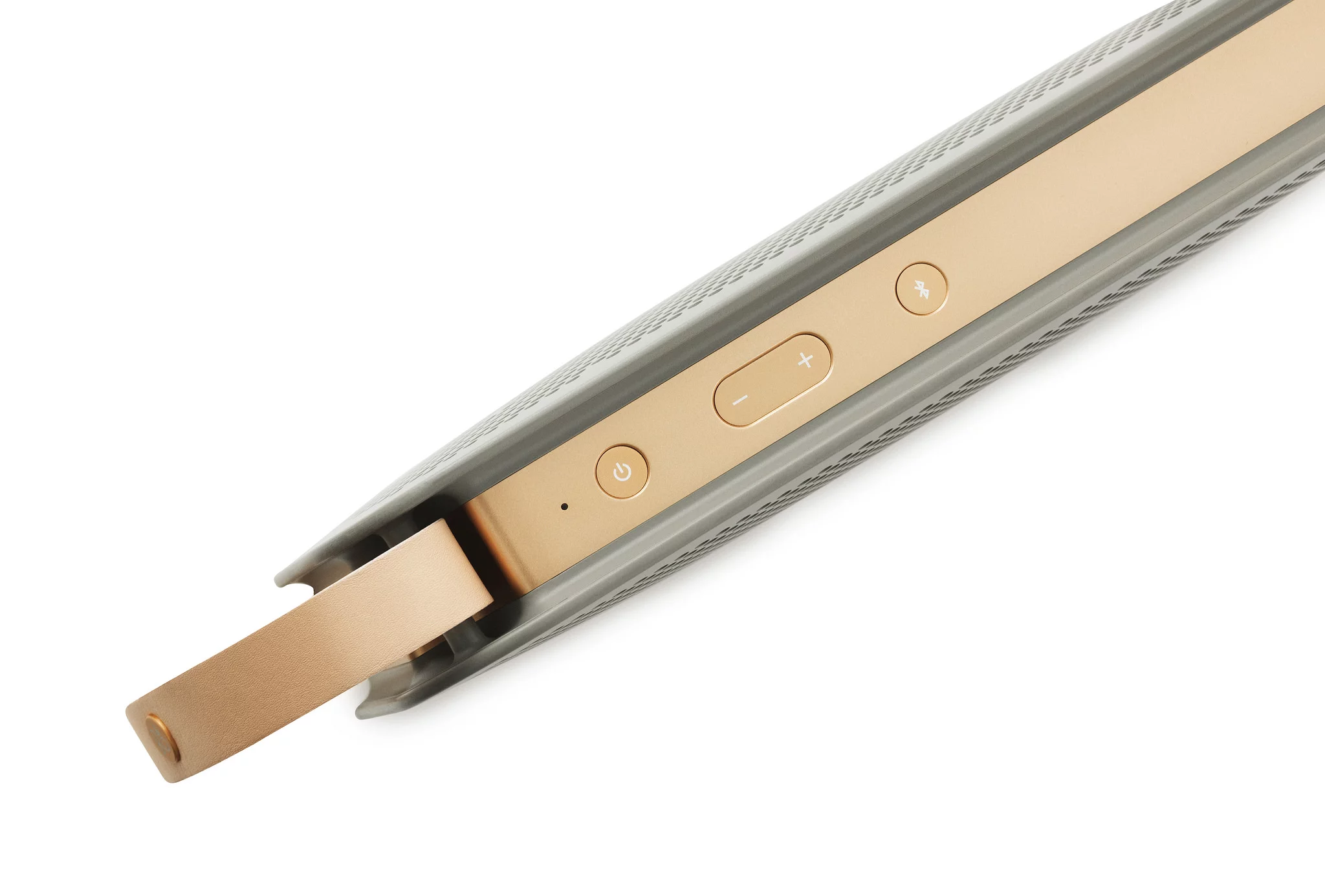 The BeoPlay A2, shown in grey