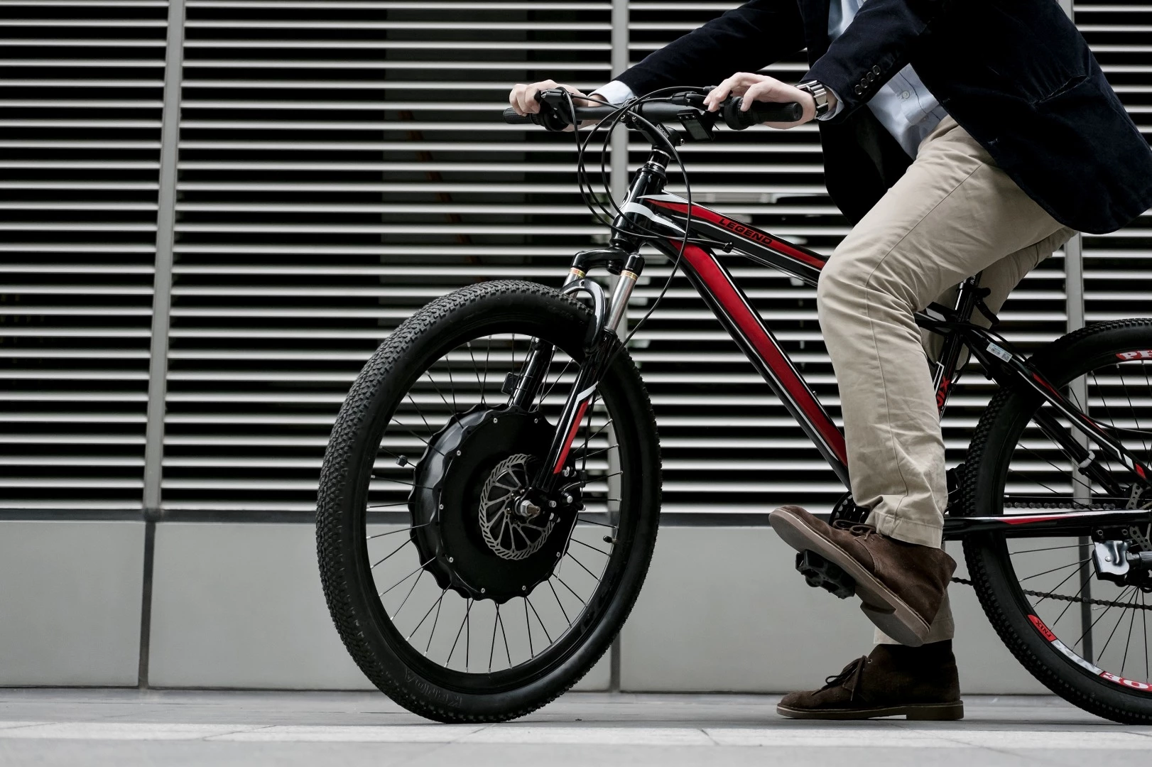 Being made in different sizes, the EvoWheel should reportedly be compatible with 95 percent of all bikes