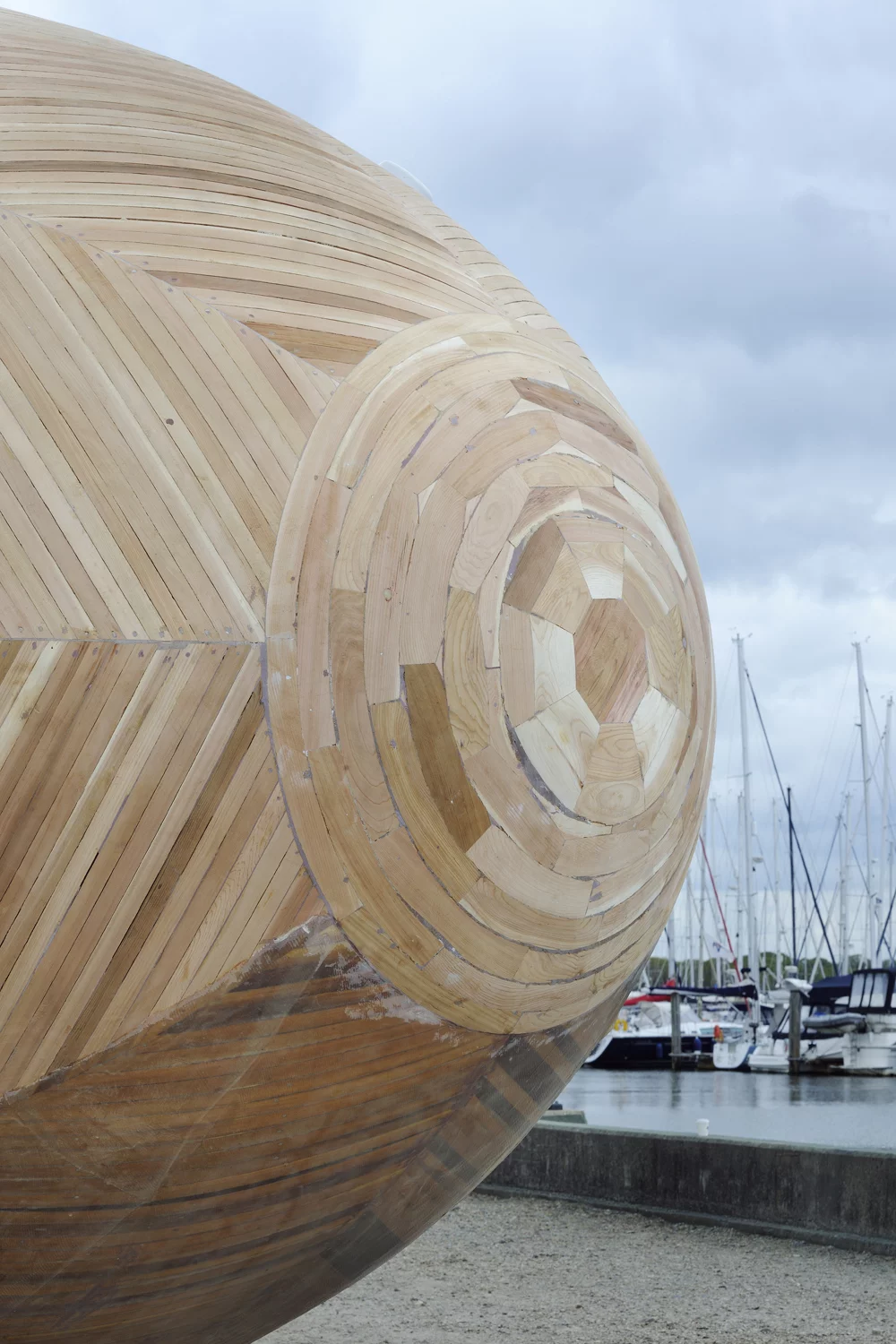 Exbury Egg was conceived by artist Stephen Turner, and created with the help of both Perring Architecture and Design, and SPUD design studio (Photo: Nigel Rigden)