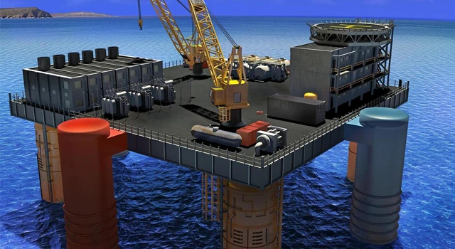 An artist's impression of Lockheed Martin's Hawaii OTEC pilot plant