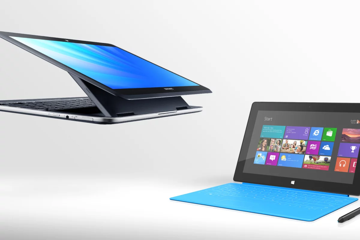 Gizmag compares the specs (and other features) of the Samsung Ativ Q and Microsoft Surface Pro