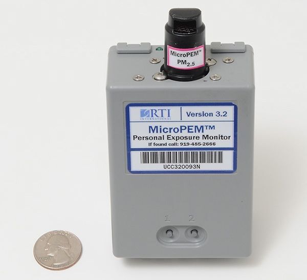 The MicroPEM personal exposure monitoring device