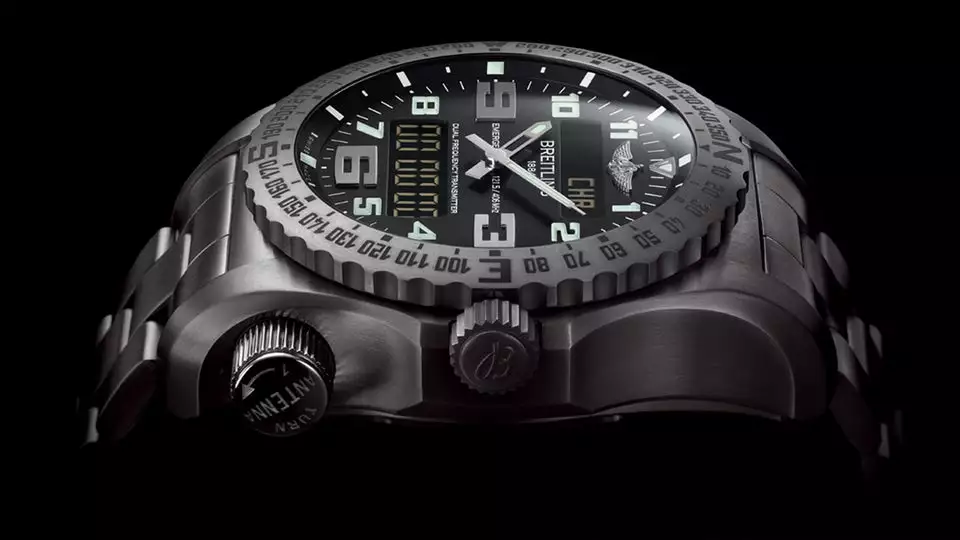 The Breitling Emergency 2 watch has a built-in rescue beacon