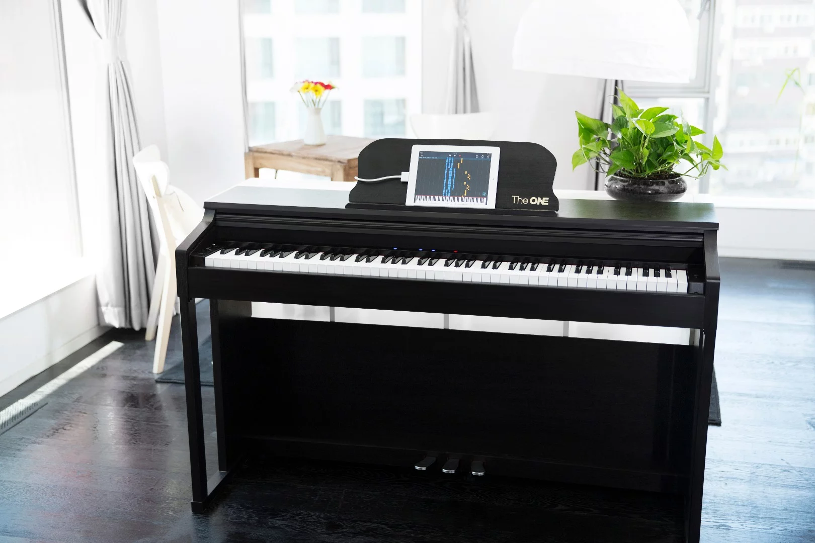 The One Smart Piano is reported to be the world's first and only upright, Apple MFi-certified piano