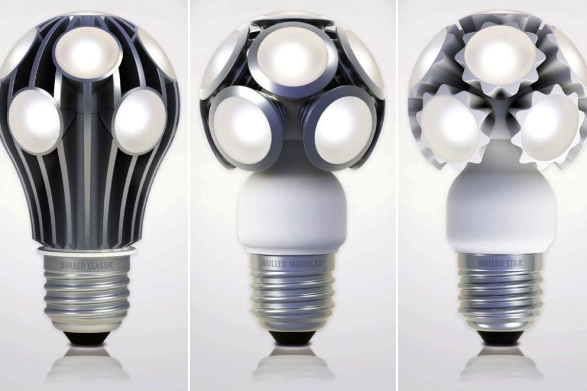 LEDO's Classic (left), Modular and Star LED retrofit bulbs