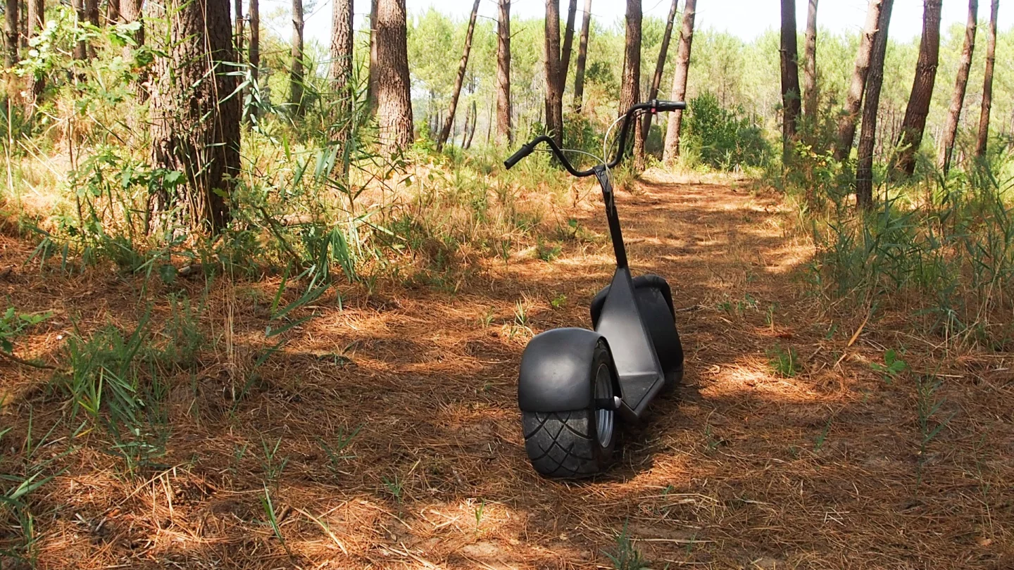 The basic eGroov comes as a stand-atop scooter