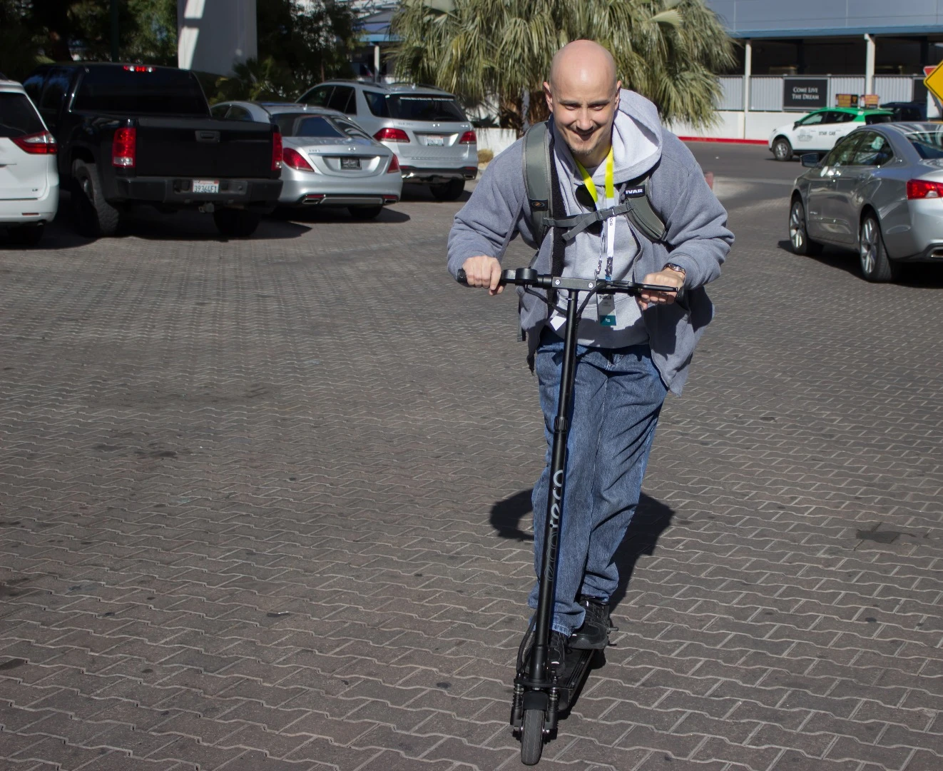 The throttle makes it easy to adjust your acceleration on the fly