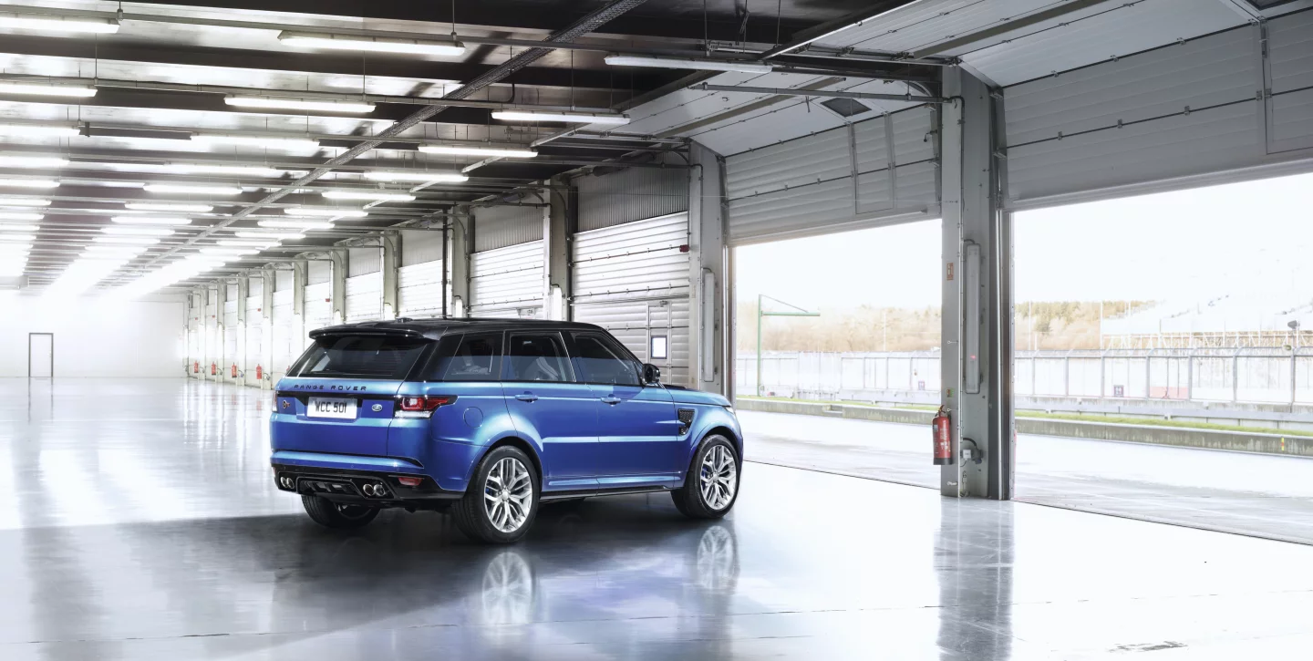 The 2015 Range Rover Sport SVR was designed and built in Britain