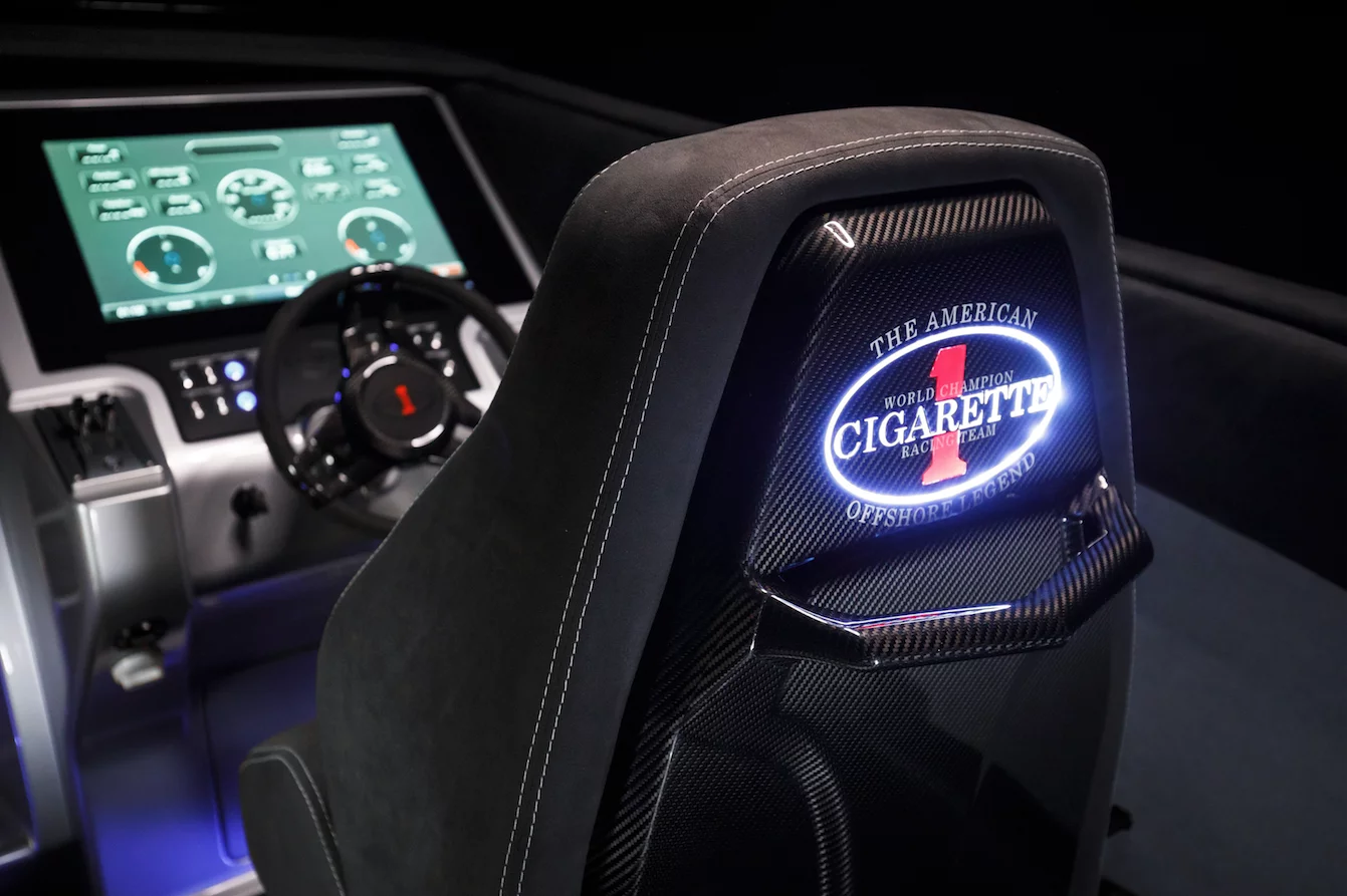 Garmin 12-in touchscreens and Mercedes-AMG-inspired trim onboard the 515 Project One
