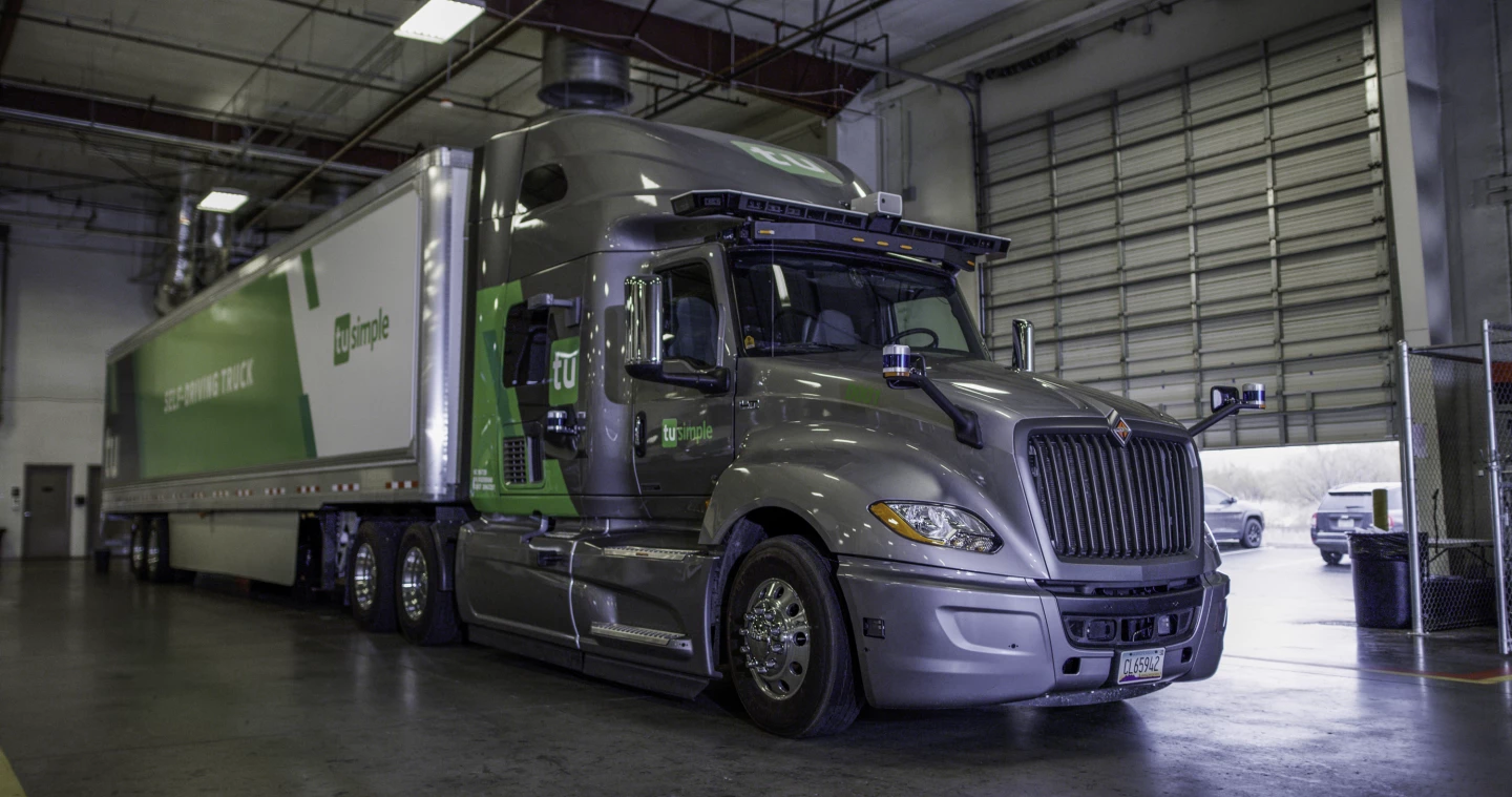 TuSimple's self-driving truck is capable of Level 4 autonomy