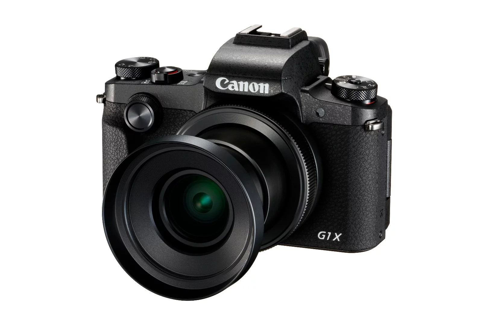 The Mark III G1 X from Canon, wearing an optional lens cap