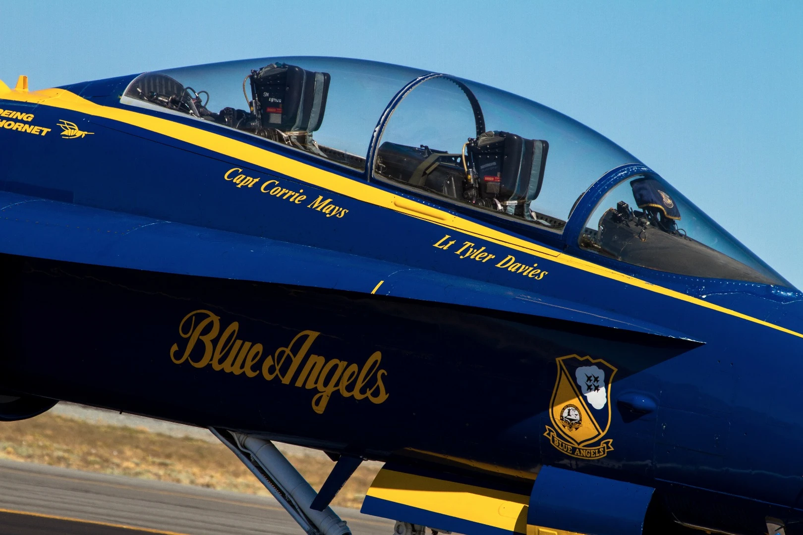 The Blue Angels are in attendance