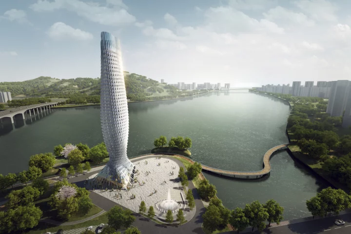 The Doumen Observation Tower, by RMJM (Image: RMJM)