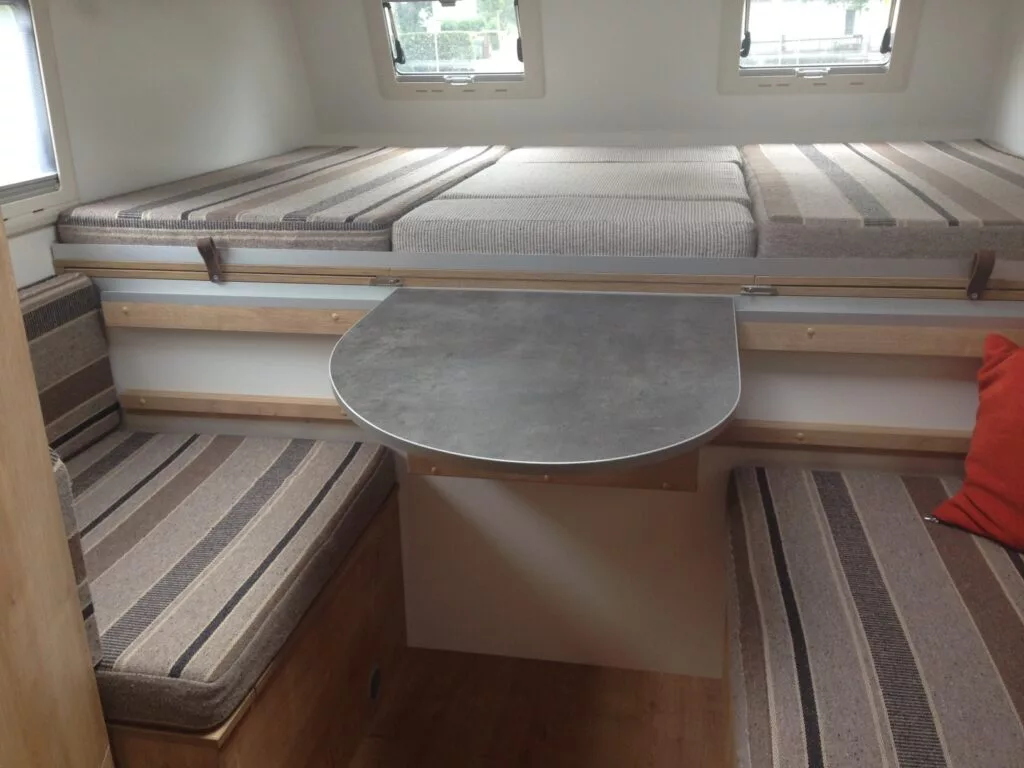 Dinette and alcove bed