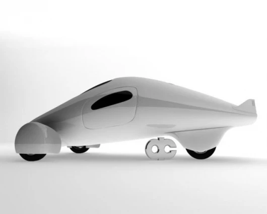 An early image of what would become the Aptera Typ-1
