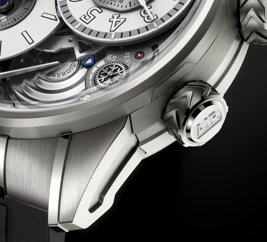 The Génie 02 Terre's third crown is an air valve