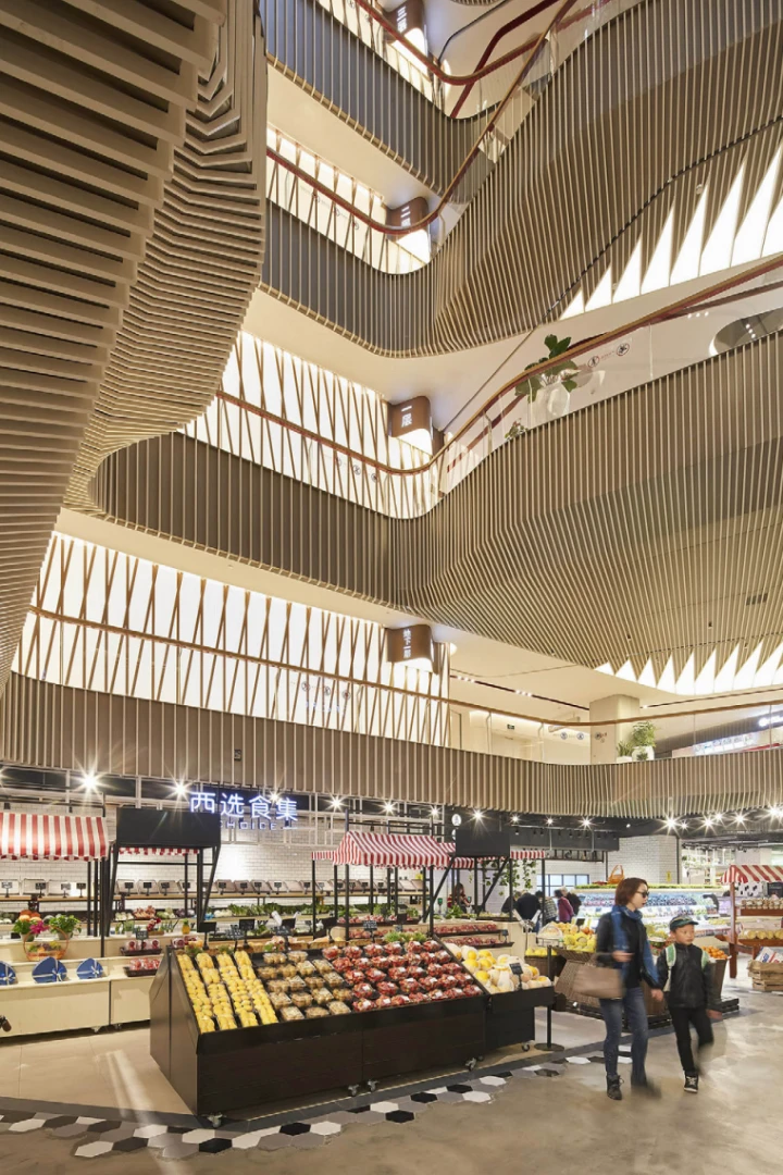 Inside the Lane 189 in Shanghai, China, by Dutch architecture firm UNStudio
