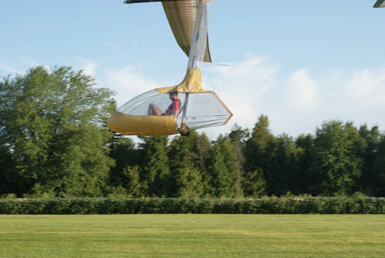 The Snowbird on its record-breaking flight