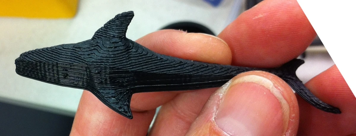 Textured print on the Printrbot