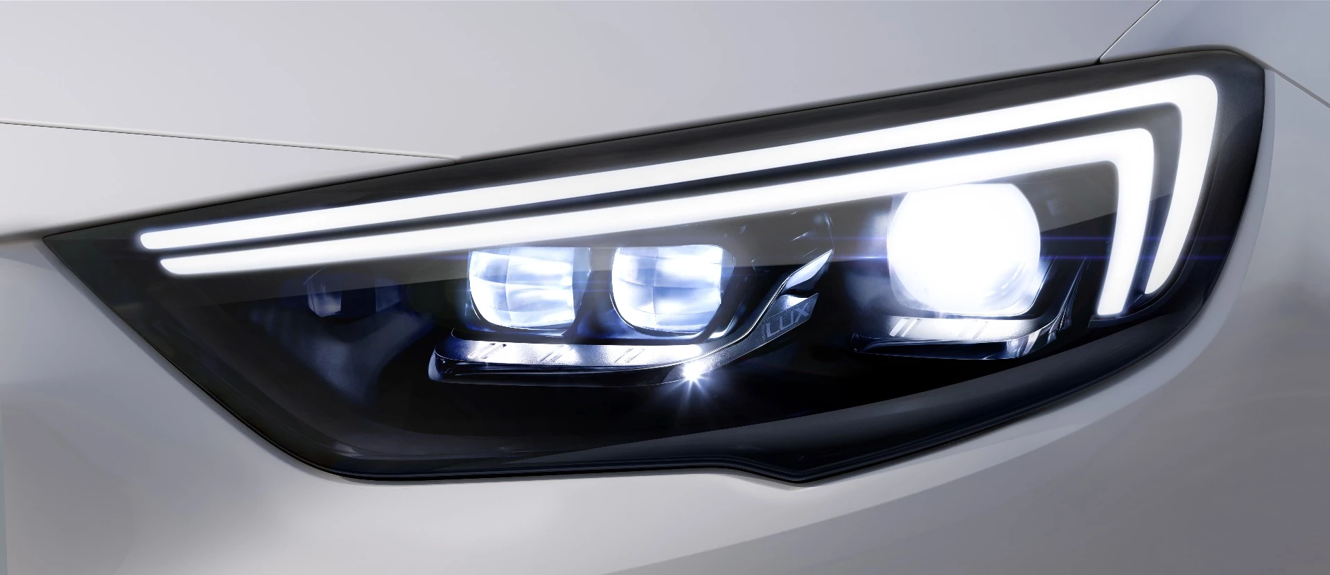 LED headlamps are optional on the Insignia