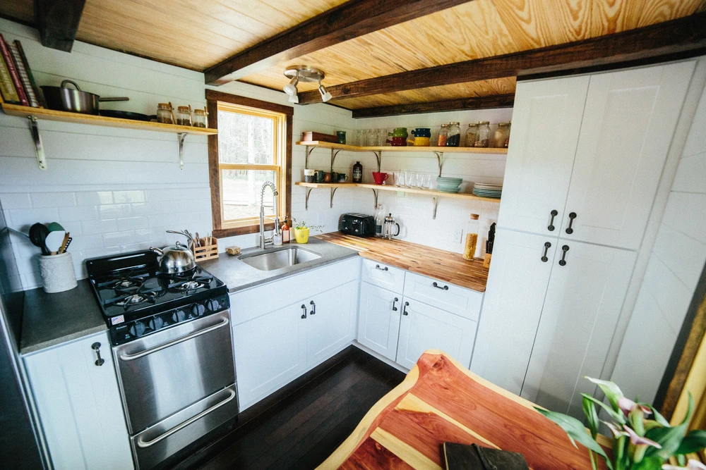 Inside the kitchen
