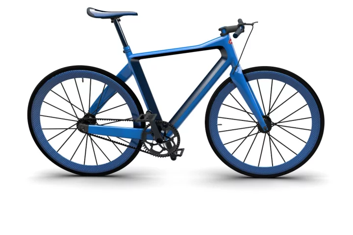 The PG Bugatti Bike is lightweight and very, very expensive